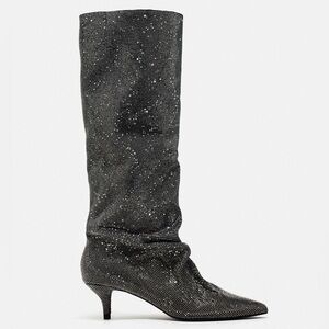 ZARA Rhinestone Boots - Price Firm